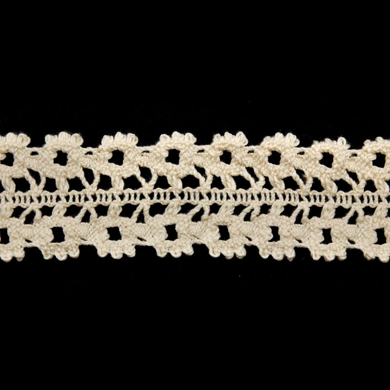 Belagio Enterprises - 1 3/8" Width Cotton Lace Trim (10 Yard Roll) - BF-1605