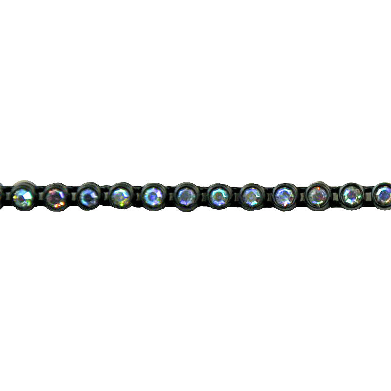 Belagio Enterprises - 1/8" Width Rhinestone Trim  (10 Yard Roll) - BR-450-02 Black