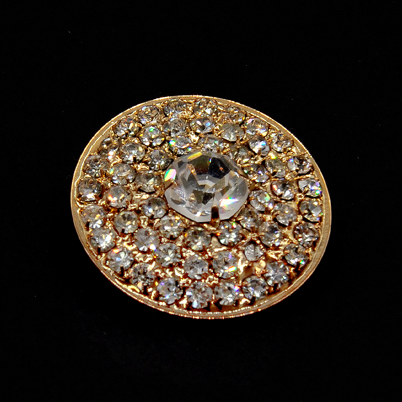 Belagio Enterprises - 1" Width Rhinestone Buttons (6pcs per Order) - BRB-105