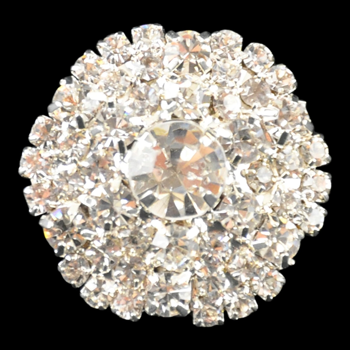 Belagio Enterprises - 1" Width Rhinestone Buttons (6pcs per Order) - BRB-120