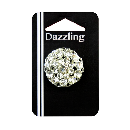 Belagio Enterprises - 1" Width Rhinestone Buttons (6pcs per Order) - BRB-153