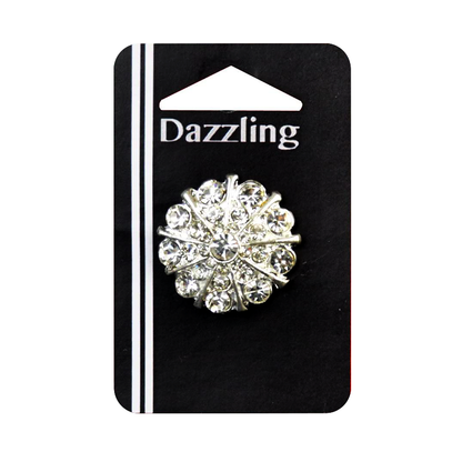 Belagio Enterprises - 1" Width Rhinestone Buttons (6pcs per Order) - BRB-159