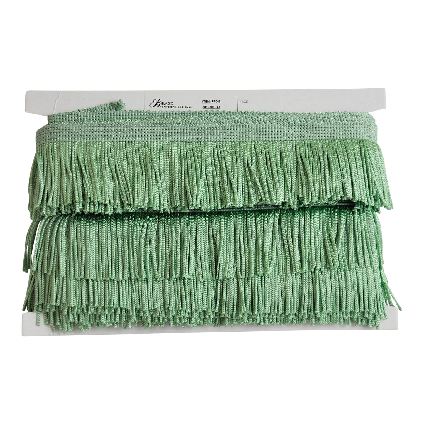 Belagio Enterprises - 2-inch Chainette Fringe (10 Yard Roll) - P-7043-41 Celadon Green