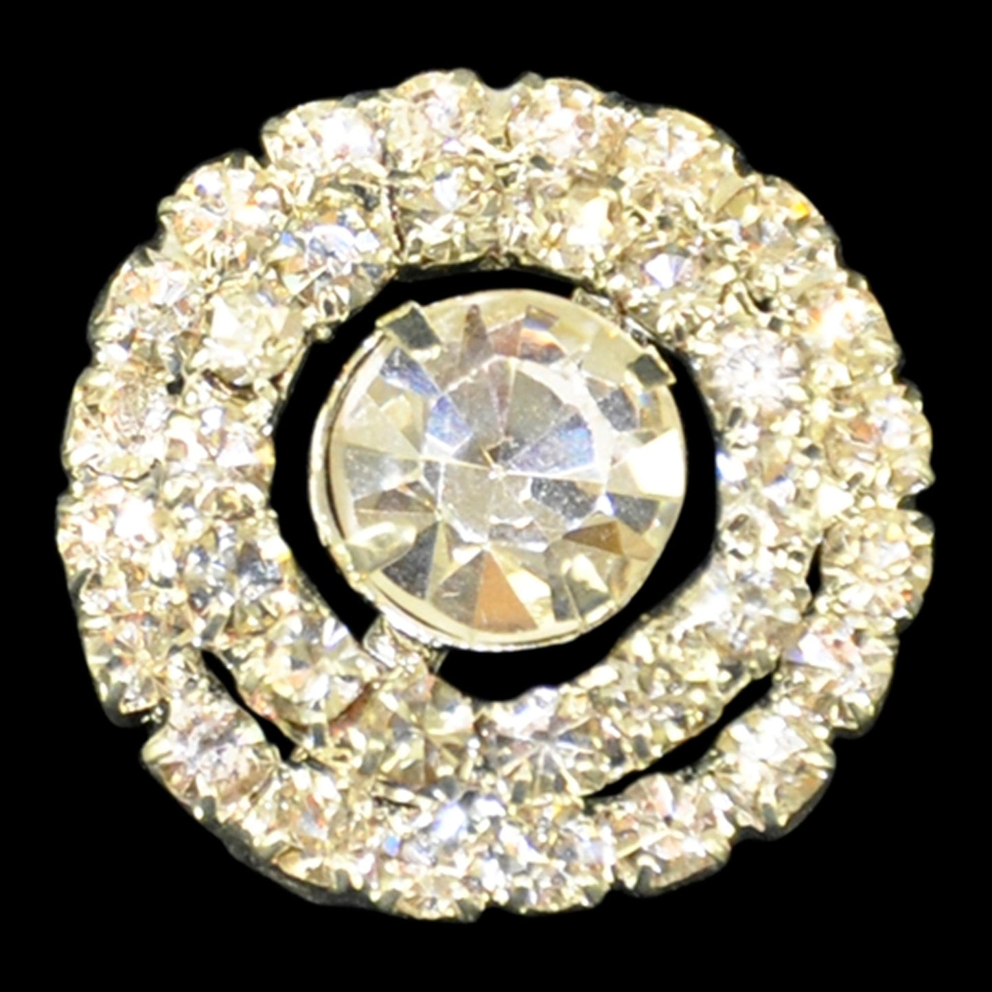 Belagio Enterprises - 3/4" Width Rhinestone Buttons (6pcs per Order) - BRB-104