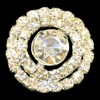 Belagio Enterprises - 3/4" Width Rhinestone Buttons (6pcs per Order) - BRB-104