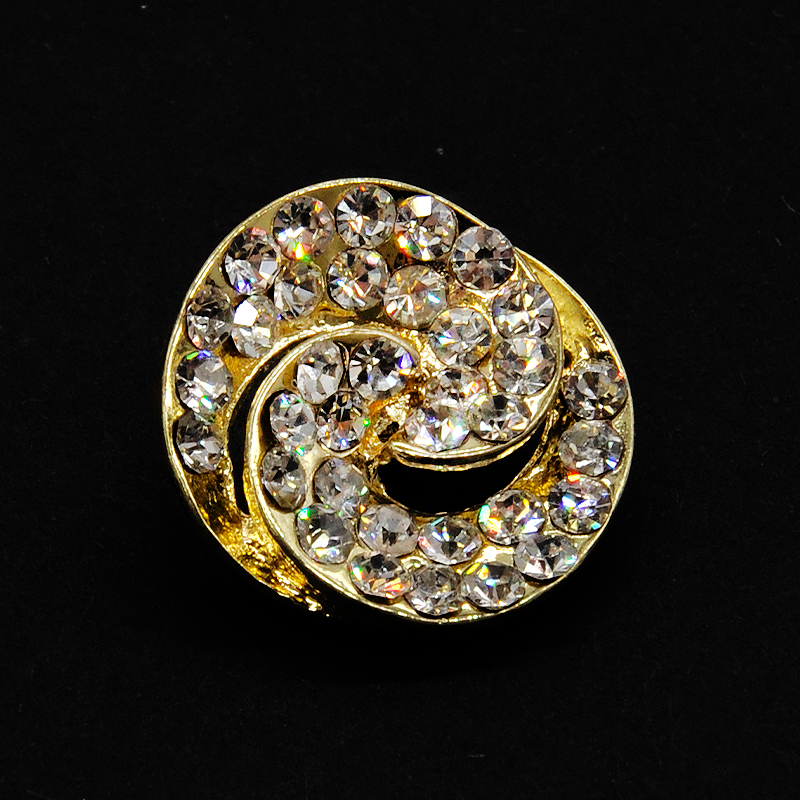 Belagio Enterprises - 3/4" Width Rhinestone Buttons (6pcs per Order) - BRB-111