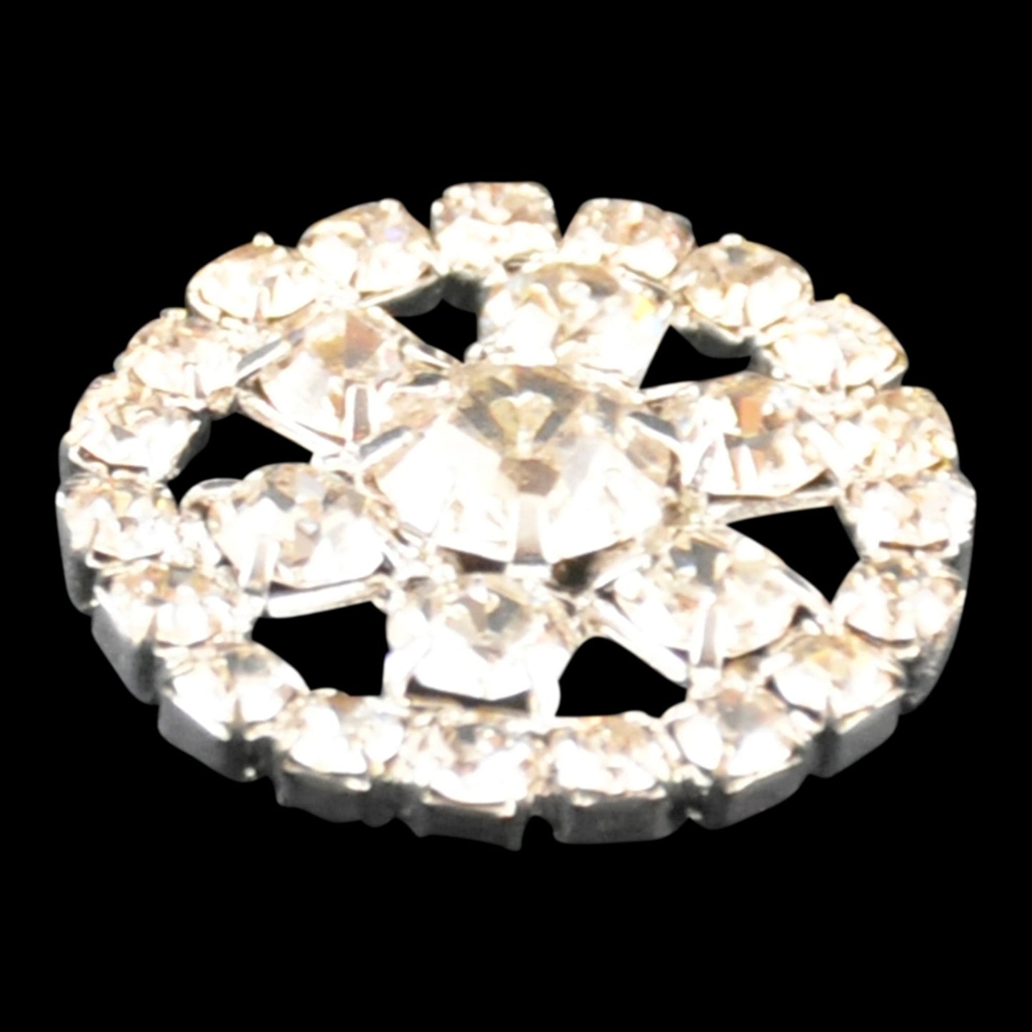 Belagio Enterprises - 3/4" Width Rhinestone Buttons (6pcs per Order) - BRB-112
