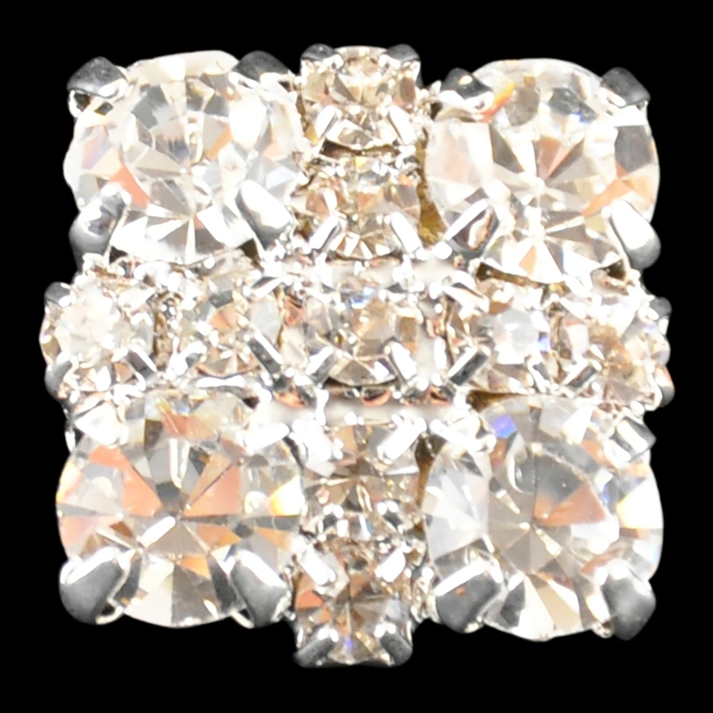 Belagio Enterprises - 3/4" Width Rhinestone Buttons (6pcs per Order) - BRB-114