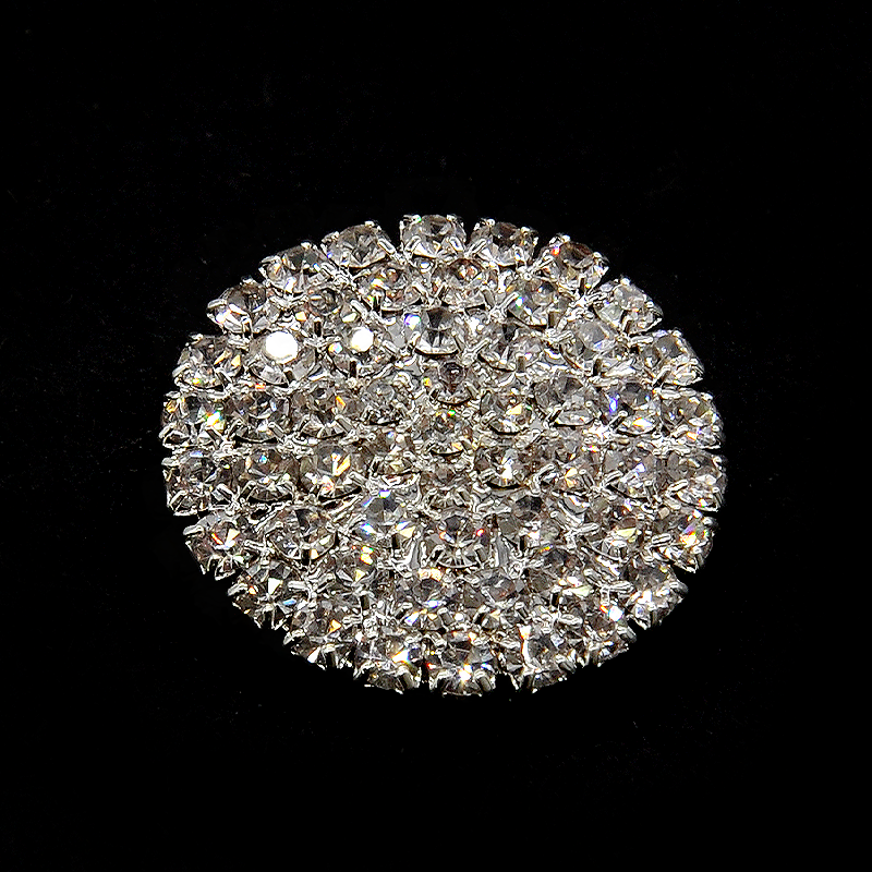 Belagio Enterprises - 3/4" Width Rhinestone Buttons (6pcs per Order) - BRB-117