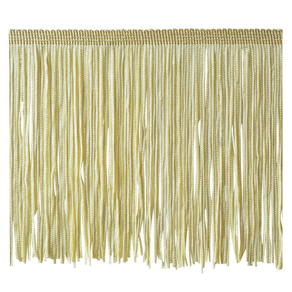 Belagio Enterprises - 4-inch Chainette Fringe (10 Yard Roll) - P-7044-24 Ivory