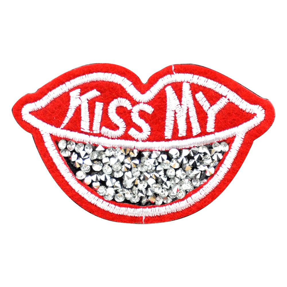 Belagio Enterprises - Assorted Appliqu?©s Kiss My Lips (12pcs per Pack) - BM-5504