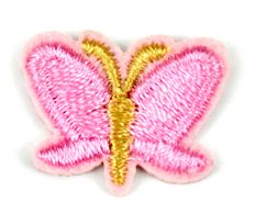 Belagio Enterprises - Assorted Appliqués Small Pink Butterfly (12pcs per Pack) - BM-5520