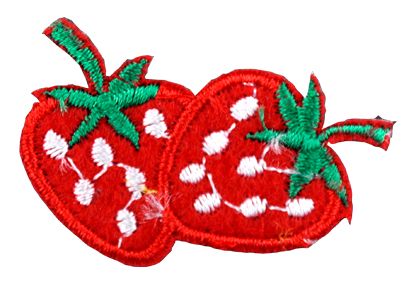 Belagio Enterprises - Assorted Appliqués Strawberries, Red (12pcs per Pack) - BM-5517