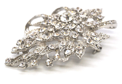 Belagio Enterprises - Rhinestone Brooch - 2 1/2" W x 3" L - BW-139
