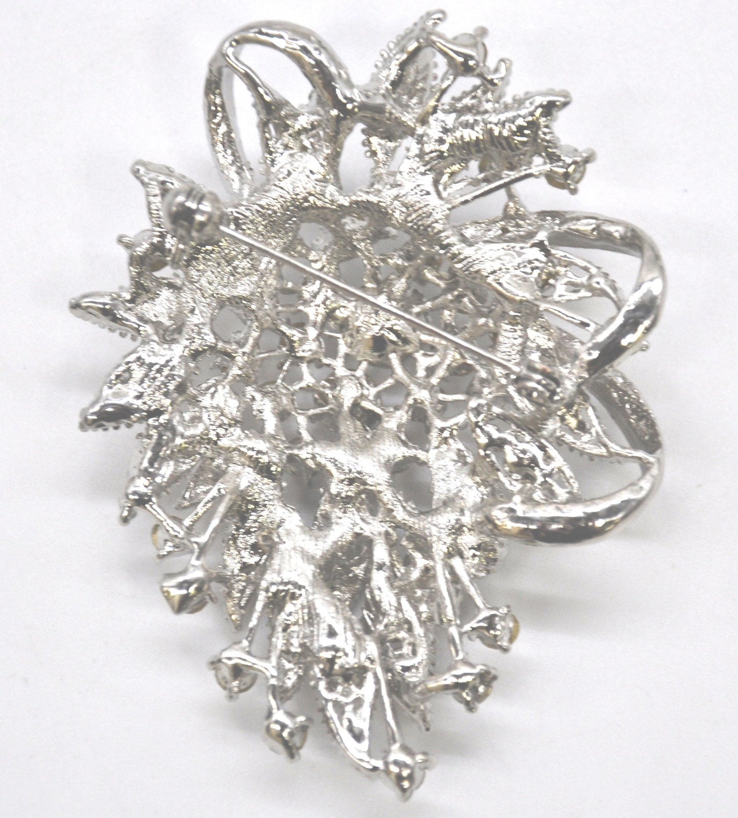 Belagio Enterprises - Rhinestone Brooch - 2 1/2" W x 3" L - BW-139