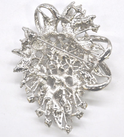 Belagio Enterprises - Rhinestone Brooch - 2 1/2" W x 3" L - BW-139