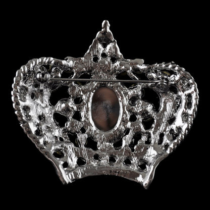 Belagio Enterprises -  Rhinestone Brooch - 2" W x 2" L - BW-141