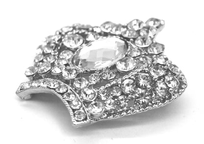 Belagio Enterprises -  Rhinestone Brooch - 2" W x 2" L - BW-141