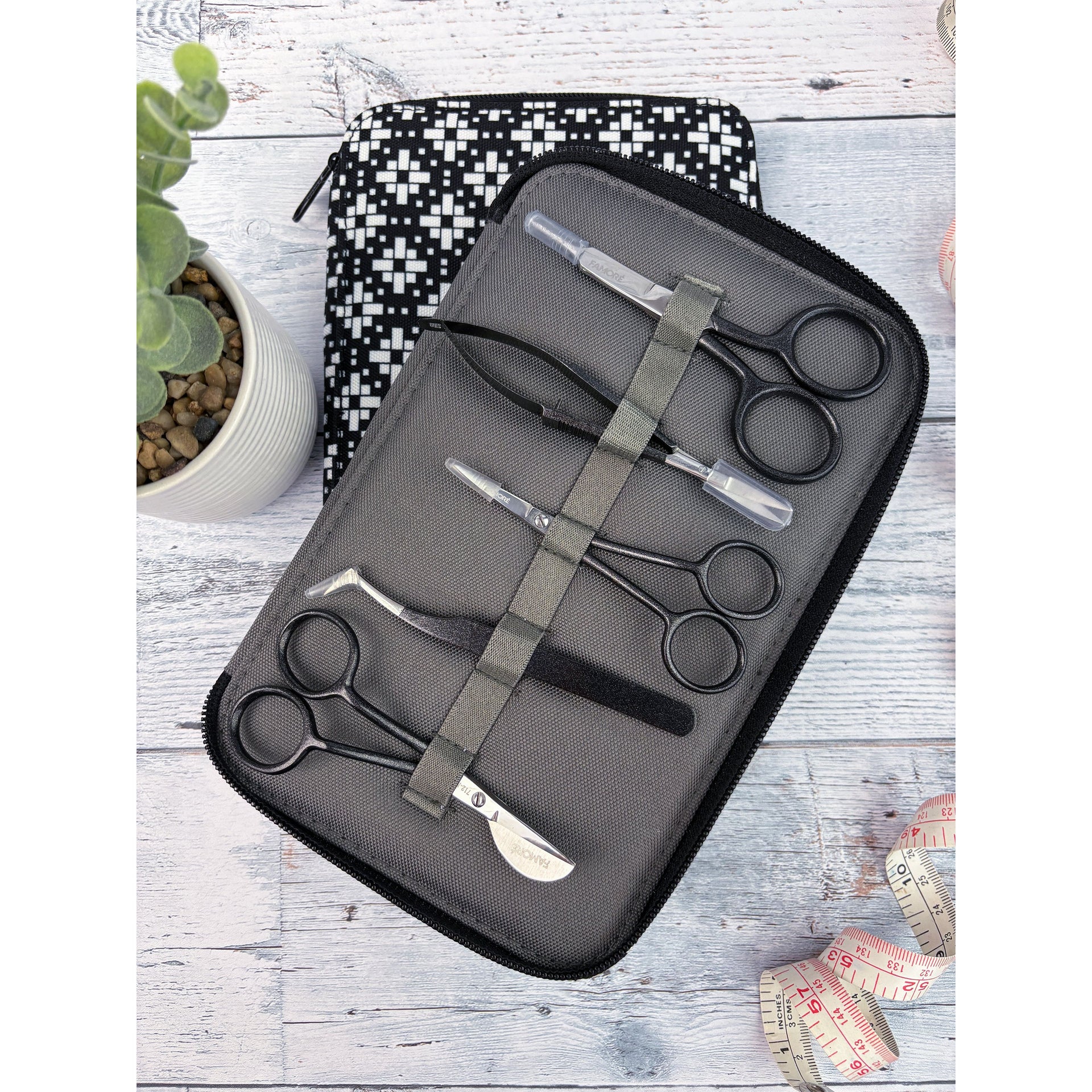1101BLK - Black Shimmer Embroidery Kit