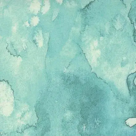 Blue Aqua Frost Flow Cotton Wideback Fabric ( 1 Yard Pack )