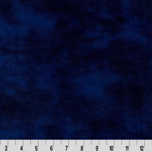 Blue Extra Wide Mist Cuddle Navy Fabric - ( 1 1/2 Yard Pack )