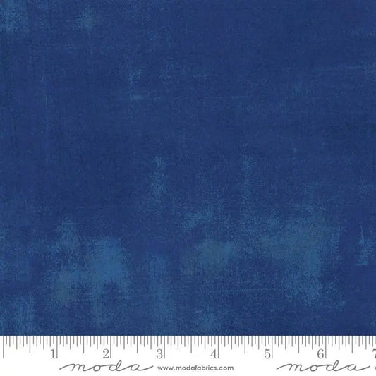 Blue Grunge Basics Cobalt 44"/45" Per Yard