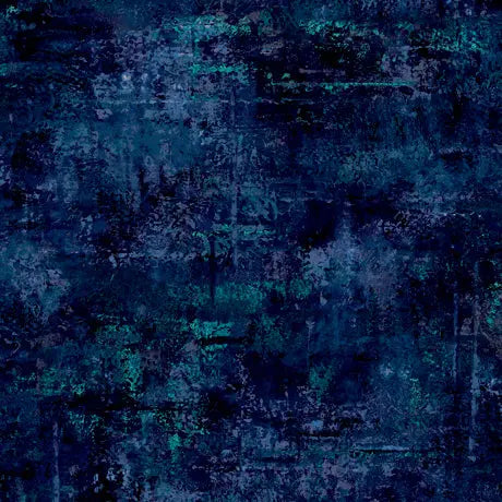 Blue Navy Mottled Blender Wideback Cotton Fabric - ( 3/4 Yard Pack )