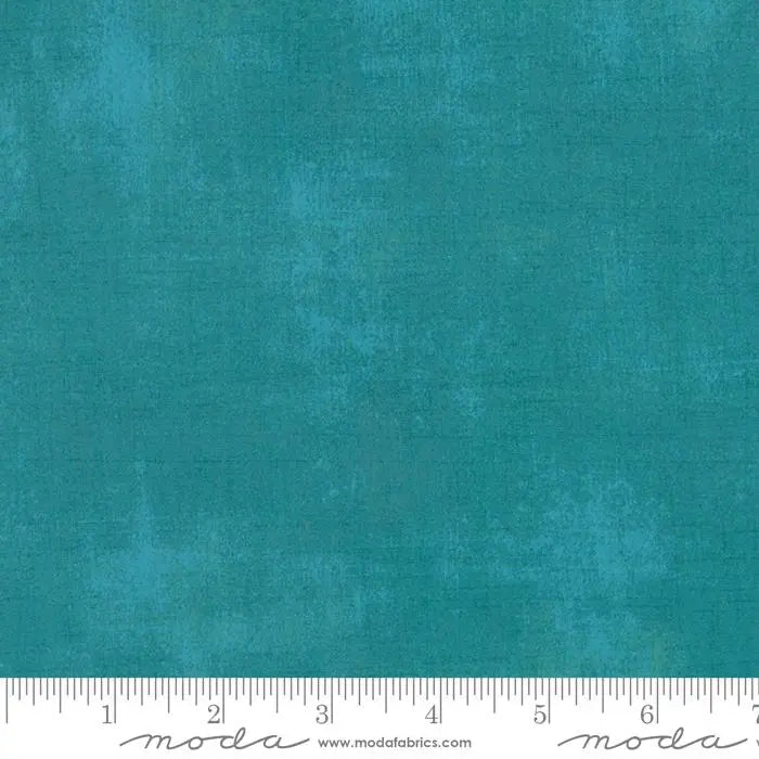 Blue Turquoise Grunge Basics Ocean 44"/45" Per Yard