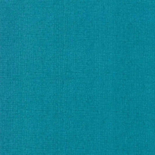 Blue Turquoise Thatched Cotton Wideback Fabric Per Yard