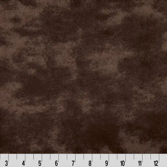 Brown Extra Wide Mist Cuddle Chocolate Fabric - ( 5/8 Yard Pack )