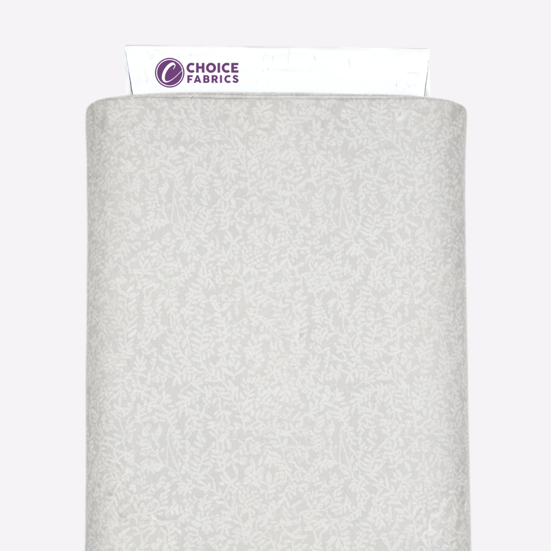 Tone on Tone 108" Supreme Backings - White on White - Vines