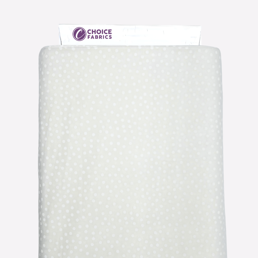Tone on Tone 108" Supreme Backings - White on White - Dots