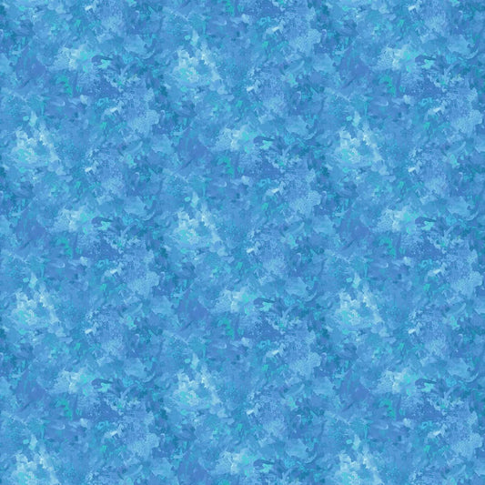 Chroma Bahama Blue 9060-44 Cotton 44"/45" Fabric Per Yard