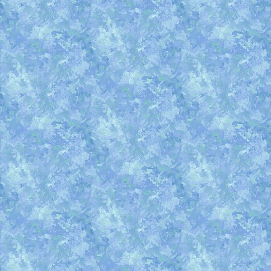 Chroma Blue Sea Breeze 9060-42 Cotton 44"/45" Fabric Per Yard