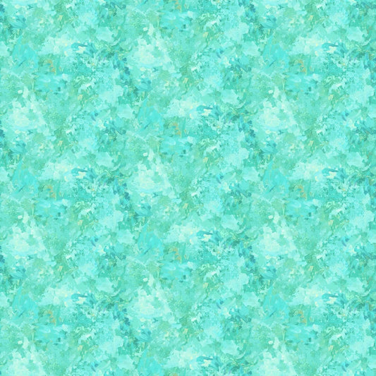 Chroma Spa Aqua 9060-62 Cotton 44"/45" Fabric Per Yard
