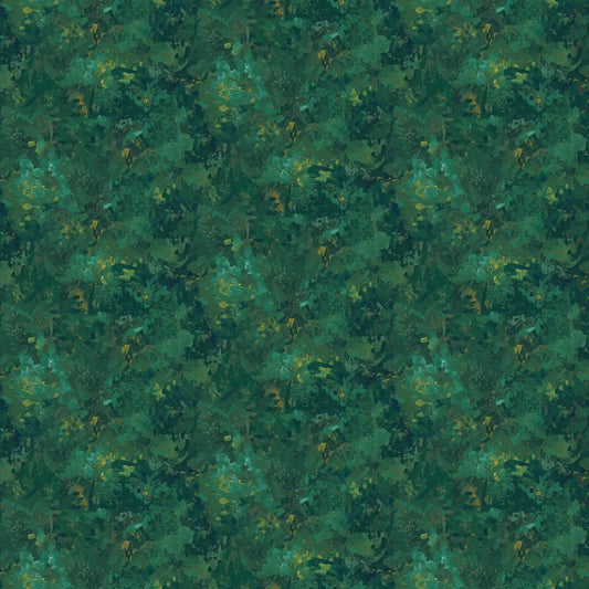 Chroma Spruce Green 9060-76 Cotton 44"/45" Fabric Per Yard