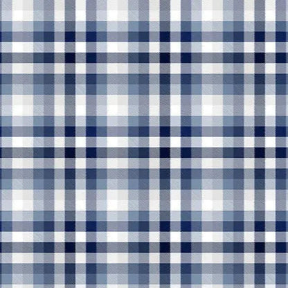 Classic Plaid Cloud Cuddle Blue Fabric per yard
