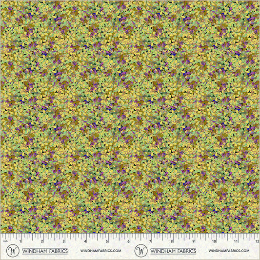 Clover Flowerbed Midnight Blooms Cotton 44"/45" Fabric Per Yard