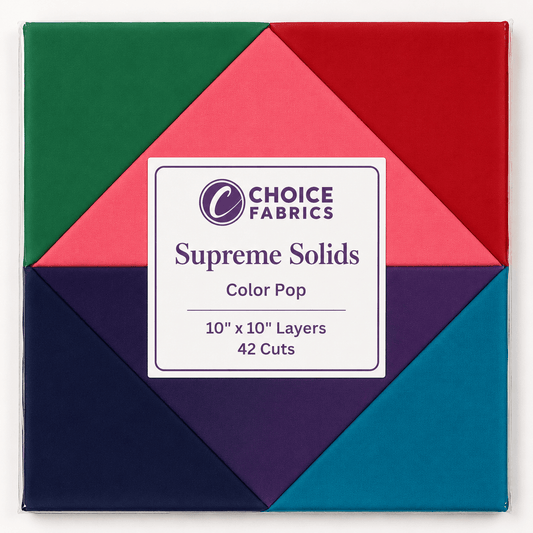 Supreme Solids - 10" Squares - Color Pop (42 Squares)