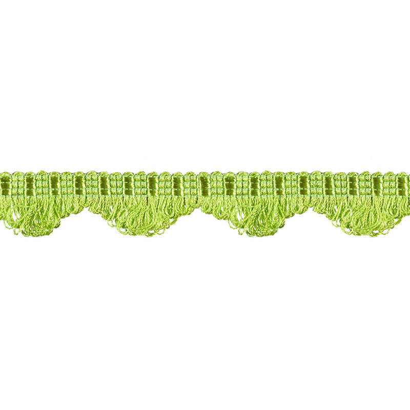 Colors Collection - 1" width Looped Border Fringe (25 Yard Roll) - BR-7004-14 Lime
