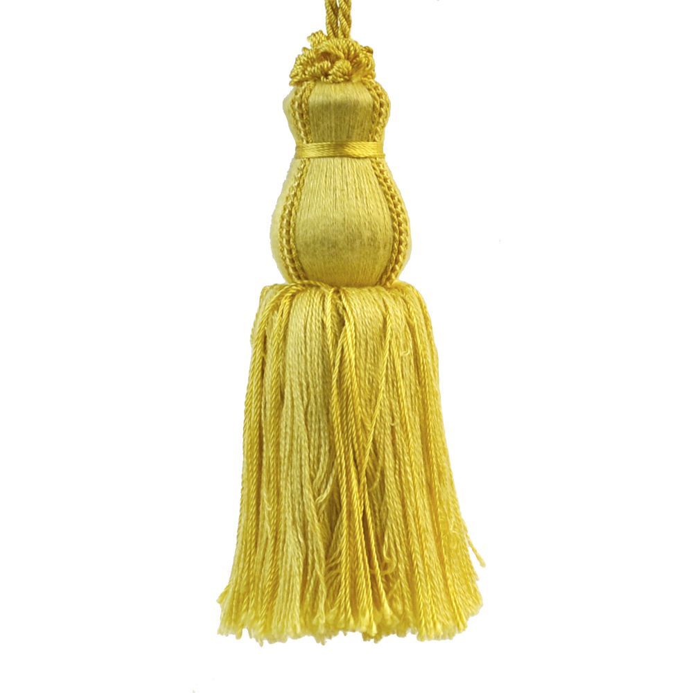 Colors Collection - 4 3/4" Length KEY TASSEL - BT-5003-34 Light Gold