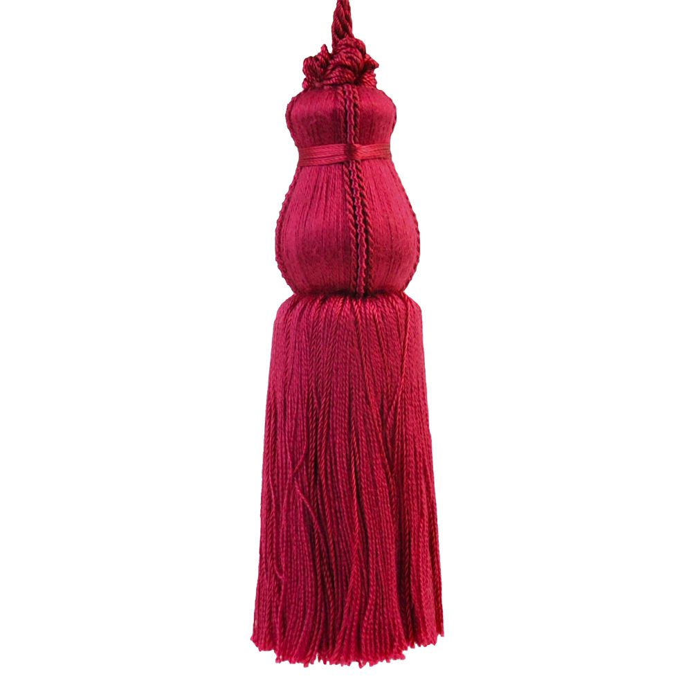 Colors Collection - 4 3/4" Length KEY TASSEL - BT-5003-42 Hot Pink