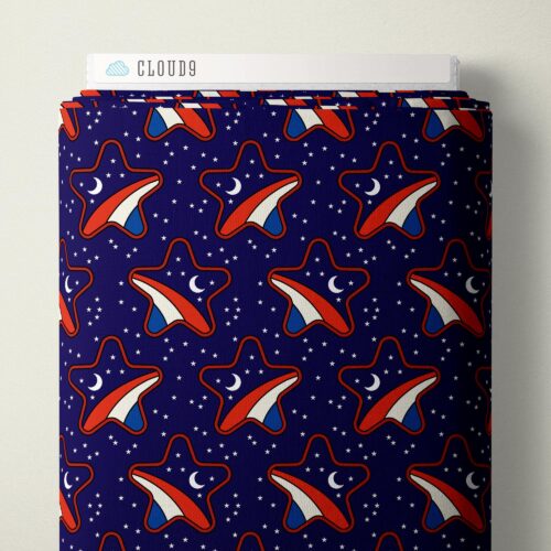 Cosmic Stars Pop Stars QC Cotton 44/45 Fabric Per Yard
