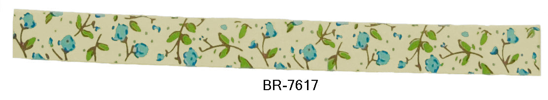 Cotton Printed Ribbons 5/8 Inch Width - 25 Yard Rolls - BR-76XX