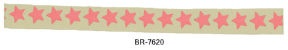 Cotton Printed Ribbons 5/8 Inch Width - 25 Yard Rolls - BR-76XX