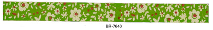 Cotton Printed Ribbons 5/8 Inch Width - 25 Yard Rolls - BR-76XX