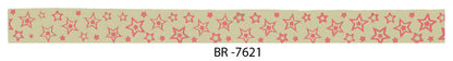 Cotton Printed Ribbons 5/8 Inch Width - 25 Yard Rolls - BR-76XX