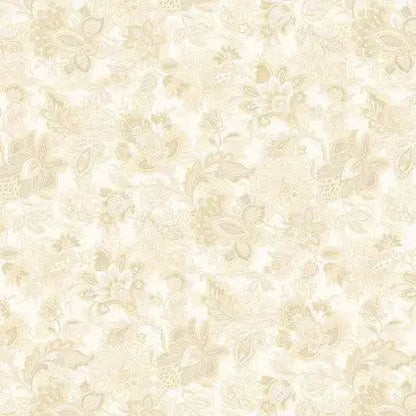Cream Footstool Cotton Wideback Fabric per yard