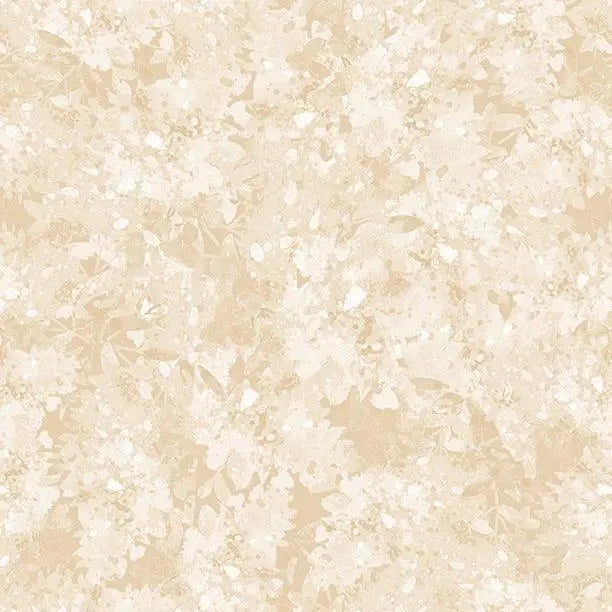 Cream Mirage Cotton Wideback Fabric per yard