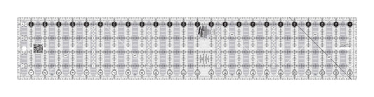 Creative Grids Quick Trim And Circle Quilt Ruler Two 4-1/2in x 24-1/2in